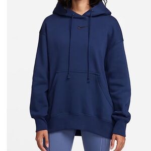 Nike Phoenix Fleece Navy Oversize Hoodie